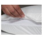 White Cotton Fitted Sheet for bed backrest 1000